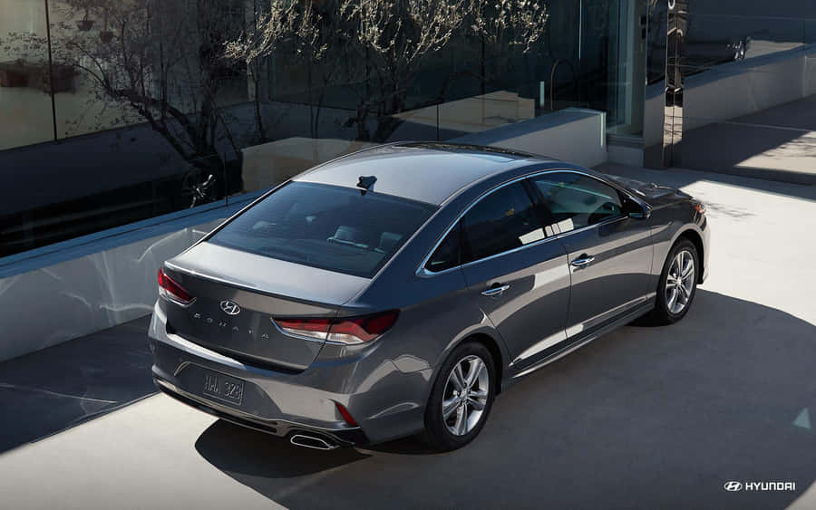 Sleek Hyundai Sonata In A Stunning Urban Landscape Wallpaper