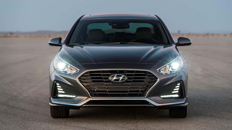 Sleek Hyundai Sonata In Vivid Colors Wallpaper