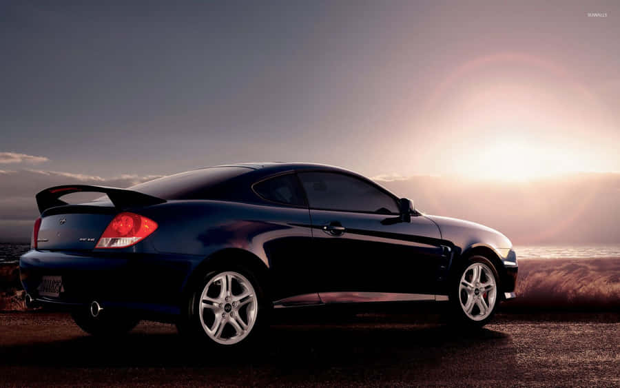 Sleek Hyundai Tiburon Sports Car Wallpaper