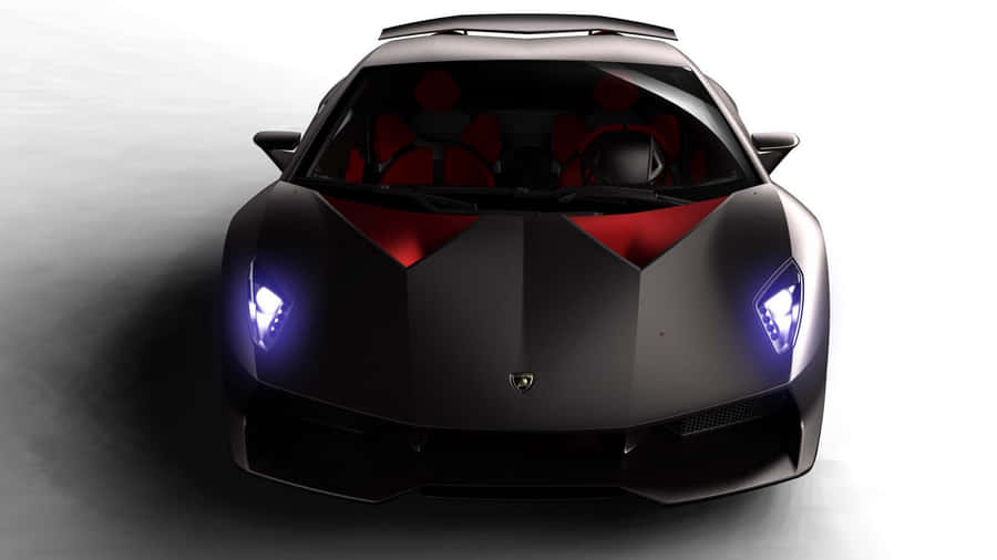Sleek Lamborghini Sesto Elemento In Action Wallpaper