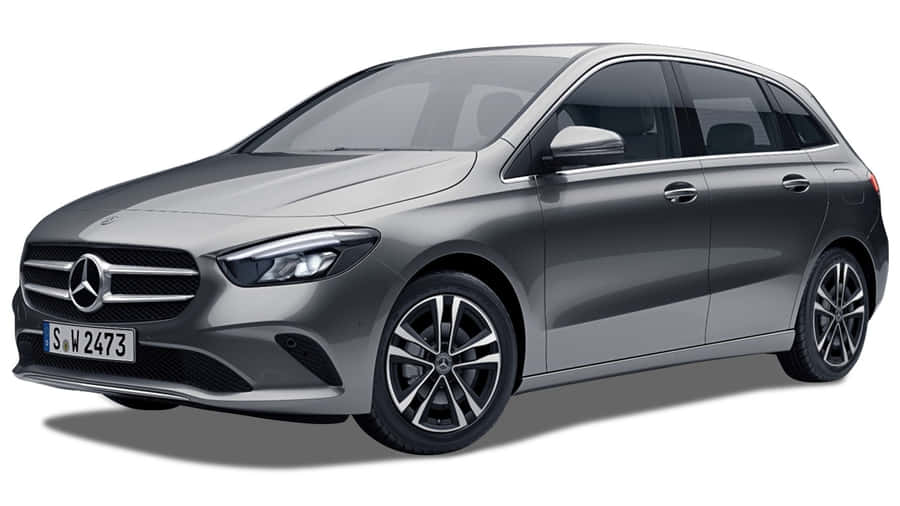 Sleek Mercedes Benz B-class On The Open Road Wallpaper