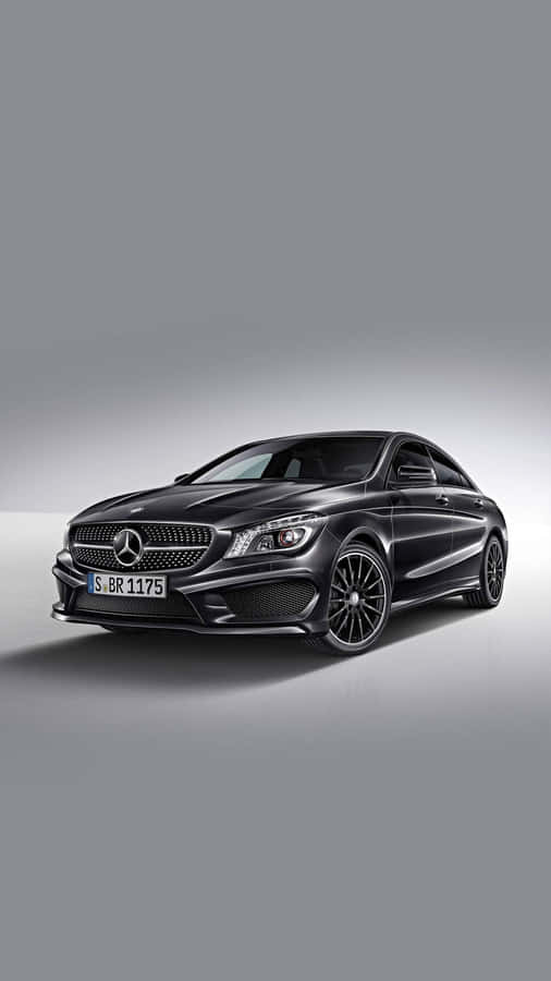 Sleek Mercedes Benz Cla-class On The Go Wallpaper