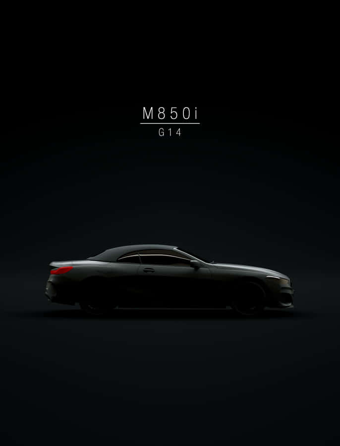 Sleek Minimalist Car On Abstract Backdrop Wallpaper