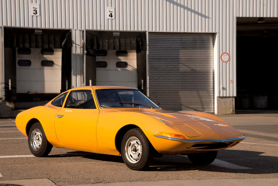 Sleek Opel Gt Elegance In Full Display Wallpaper