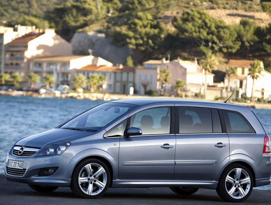 Sleek Opel Zafira On The Road Wallpaper