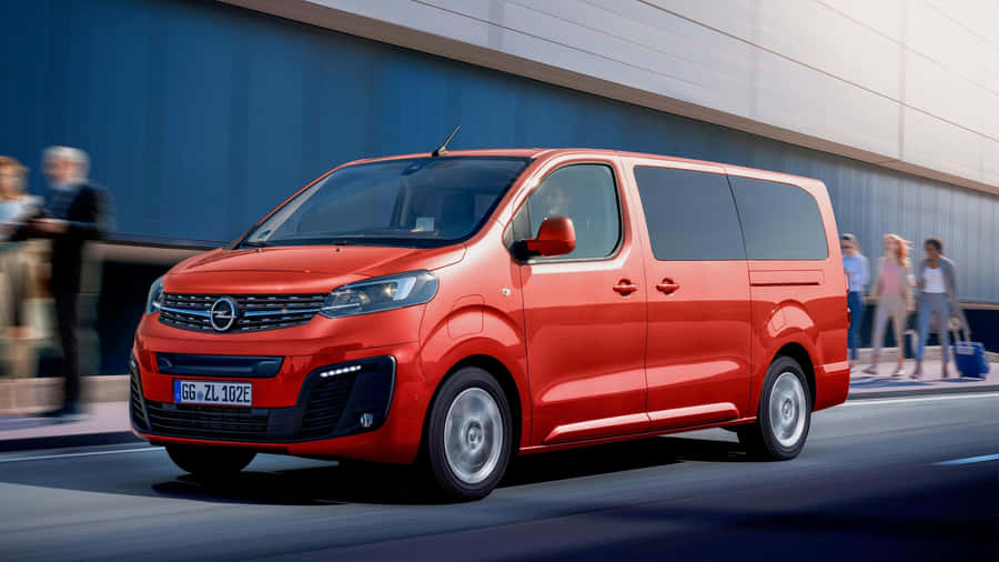 Sleek Opel Zafira Showing Its Stunning Design And Features Wallpaper