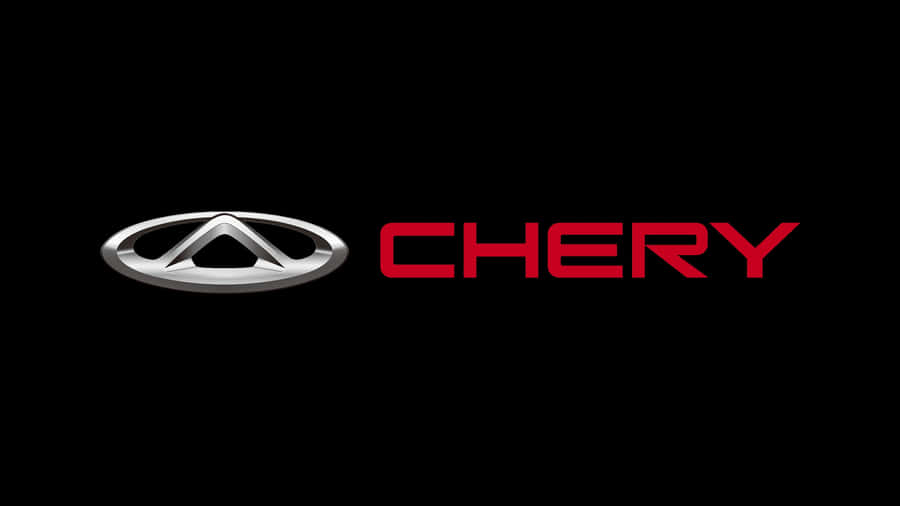 Sleek Red Chery Car In A Studio Setting Wallpaper