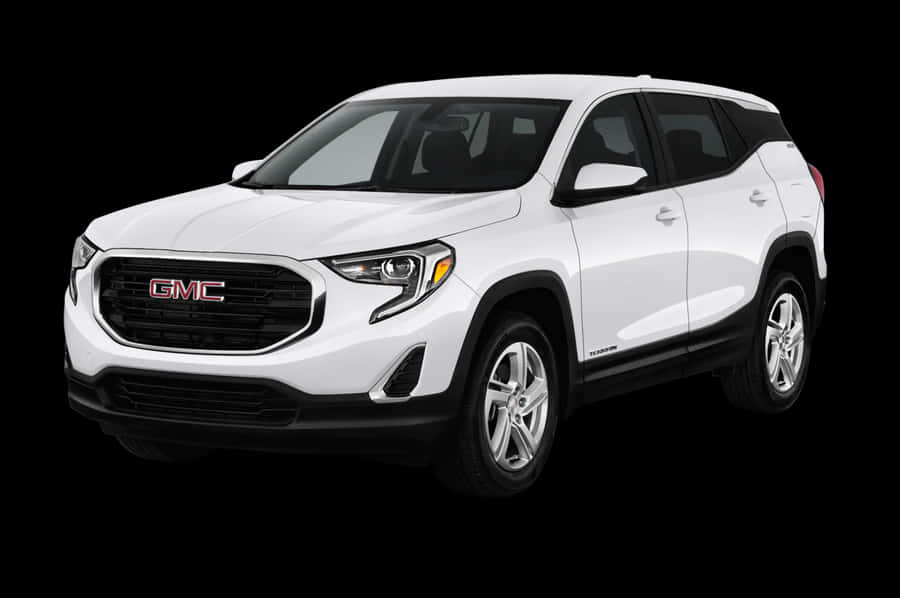 Sleek Red Gmc Terrain Suv In A Stunning Environment Wallpaper