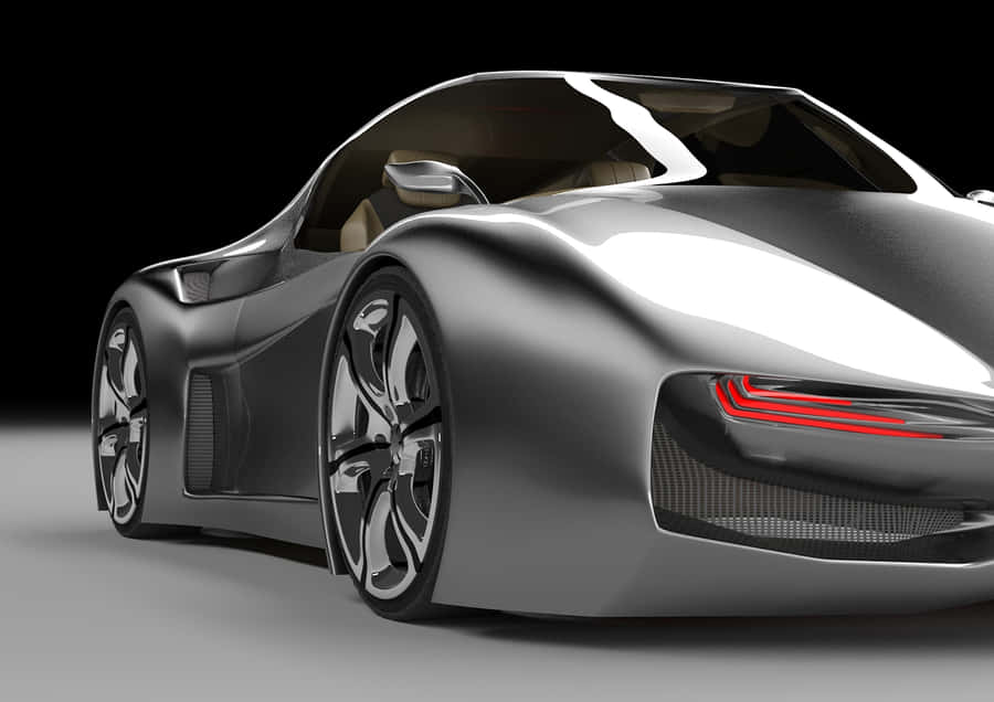 Sleek Red Sports Car In Action Wallpaper