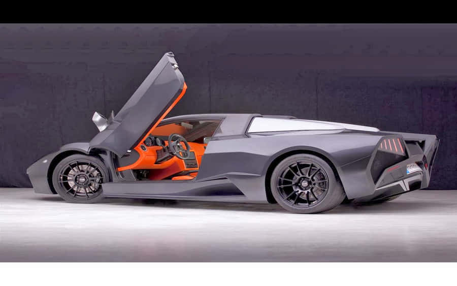 Sleek Red Sports Car Model Wallpaper