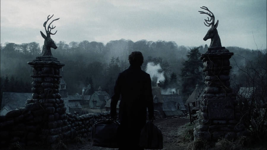 Sleepy Hallow Sinister Village Wallpaper