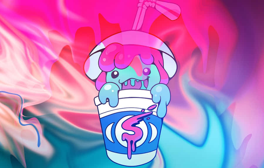 Slushy Monster Logo Wallpaper