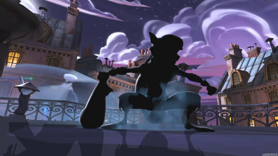 Sly Cooper Silhouette Wallpaper