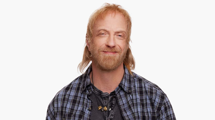 Smiling Manin Plaid Shirt Wallpaper