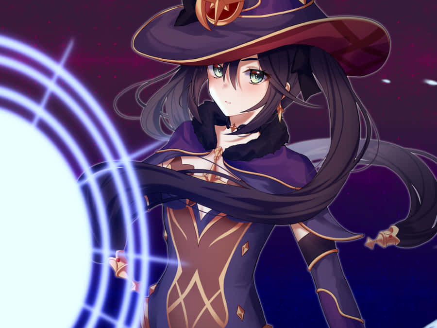 Smug Face Of A Character From Genshin Impact Wallpaper