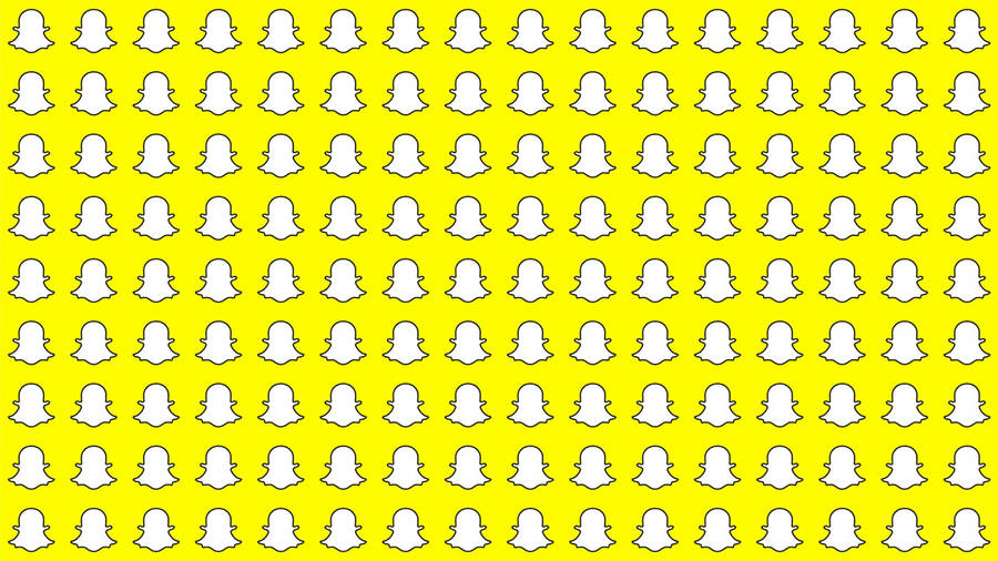 Snapchat Pattern Yellow Aesthetic Wallpaper