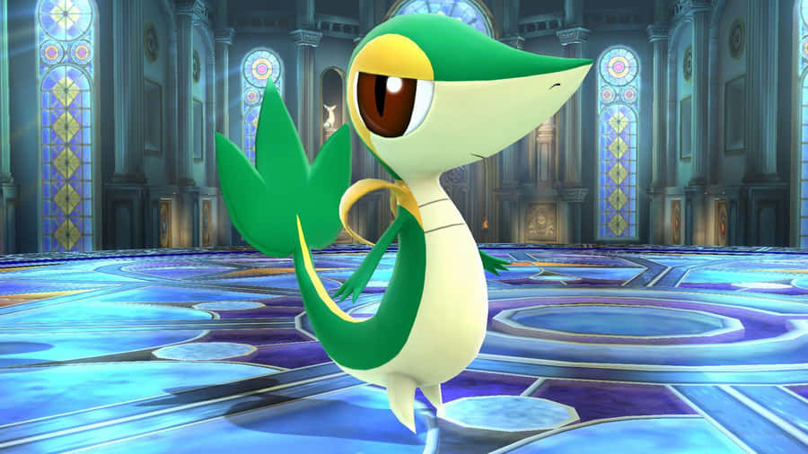 Snivy In 3d Wallpaper