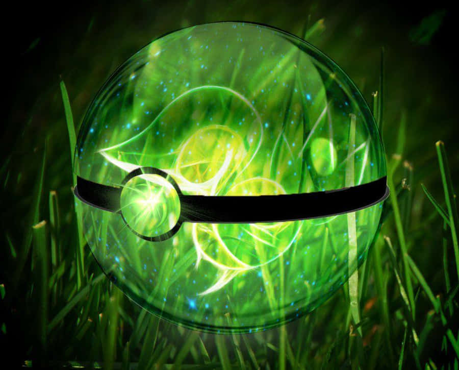 Snivy In A Pokéball Wallpaper