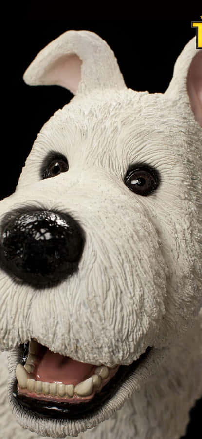 Snowy, The Loyal Terrier From The Adventures Of Tintin Film Version Wallpaper