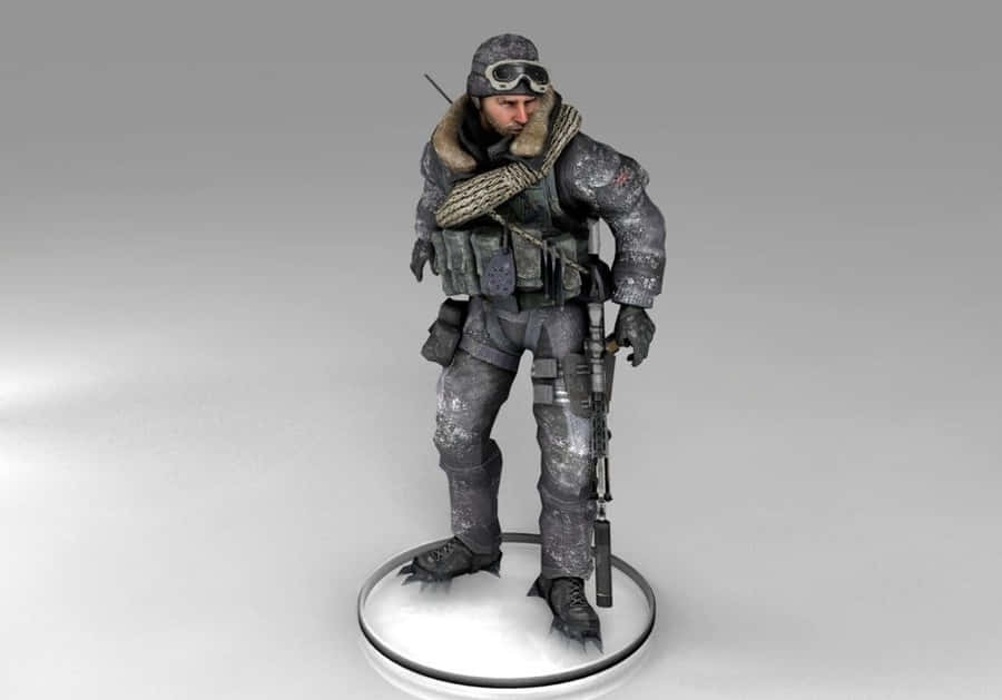 Soap Mactavish In Action Wallpaper