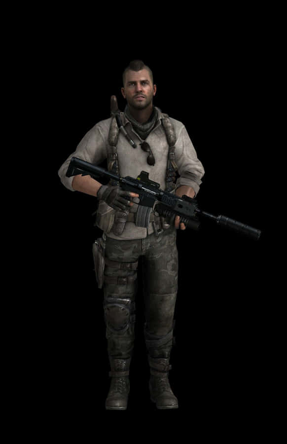 Soap Mactavish In Action Wallpaper