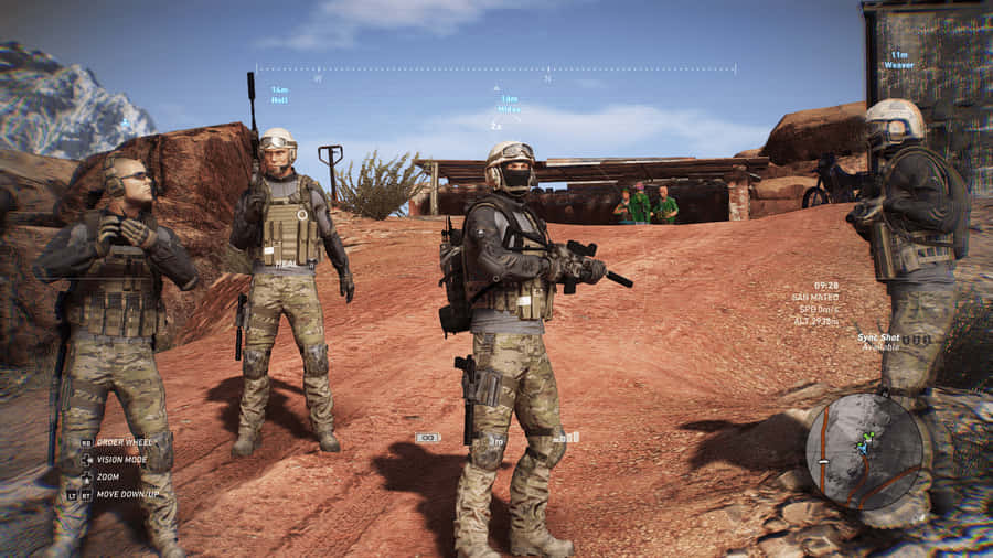 Soap Mactavish In Action On A Stunning Battlefield Wallpaper