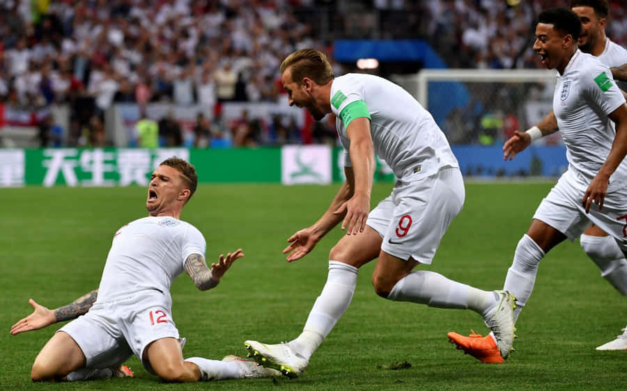 Soccer Goal Celebration Ecstasy Wallpaper