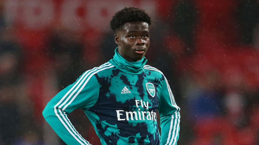 Soccer Player During Warmup Wallpaper