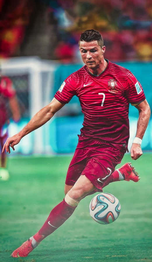 Soccer_ Star_ In_ Action_ Portugal_7 Wallpaper