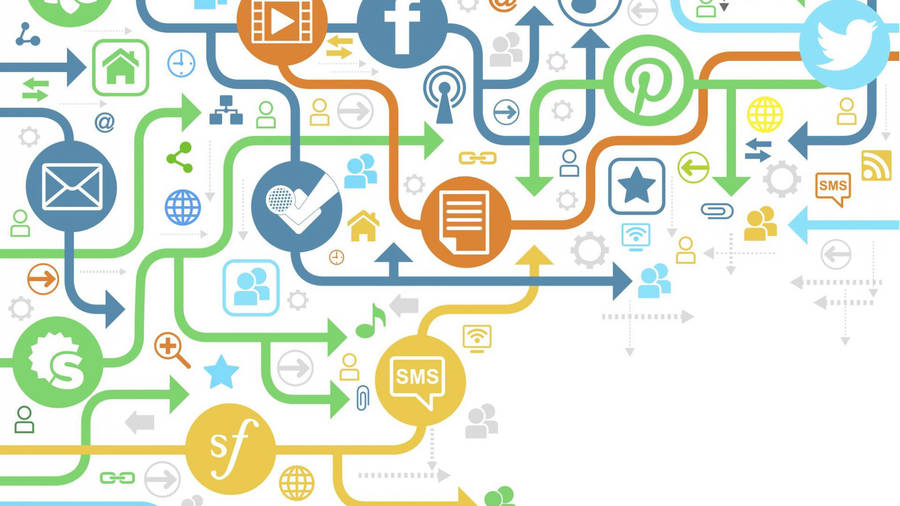 Social Media Connectivity Wallpaper
