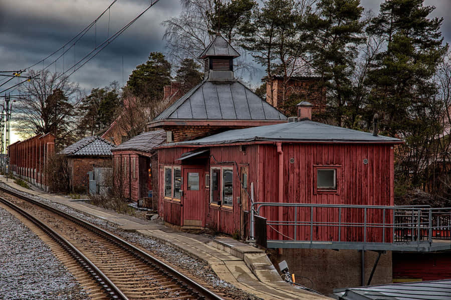 Sodertalje Railway Station Sweden Wallpaper