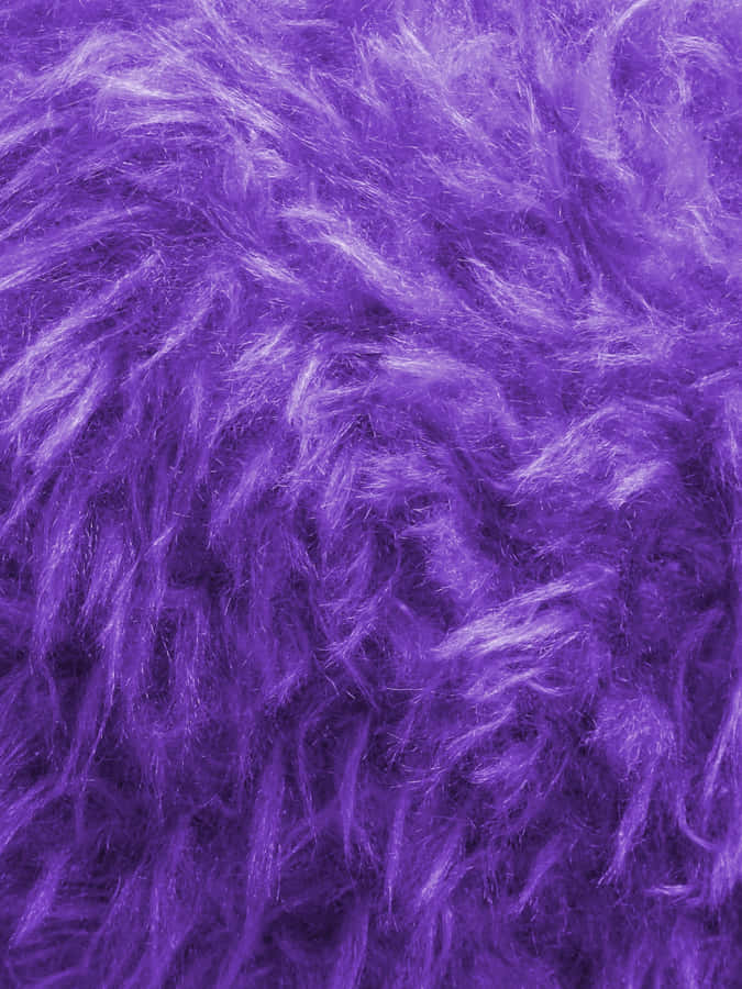 Soft And Cozy Purple Faux Fur Wallpaper
