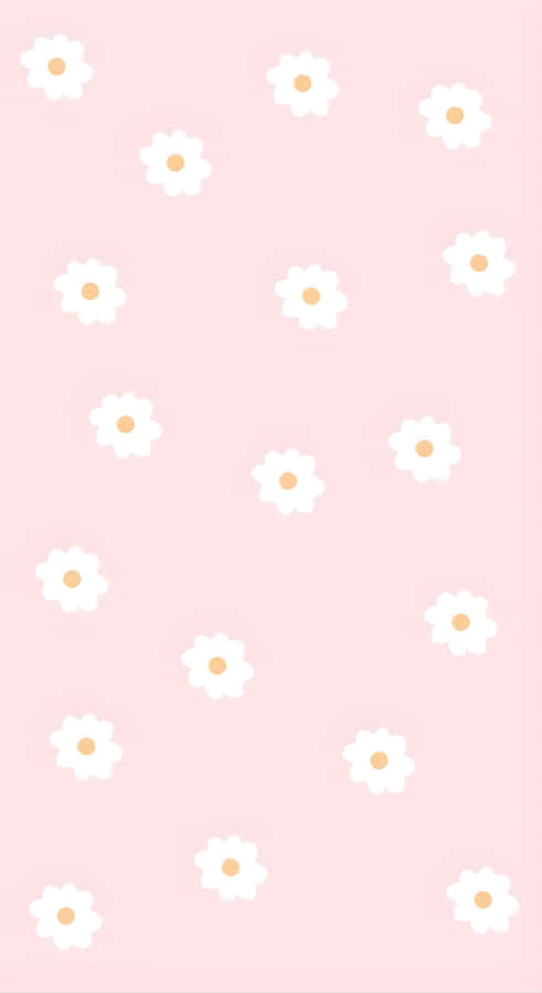 Soft Daisy Pastel Pattern Wallpaper