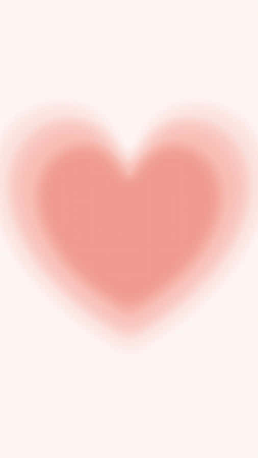 Soft Focus Heart Shaped Graphic Wallpaper
