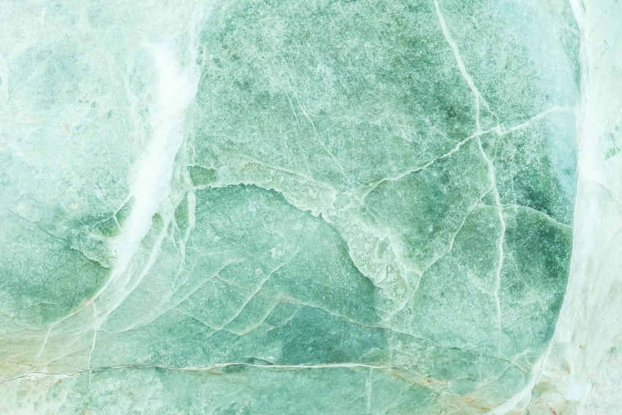 Soft Green Marble Texture Wallpaper