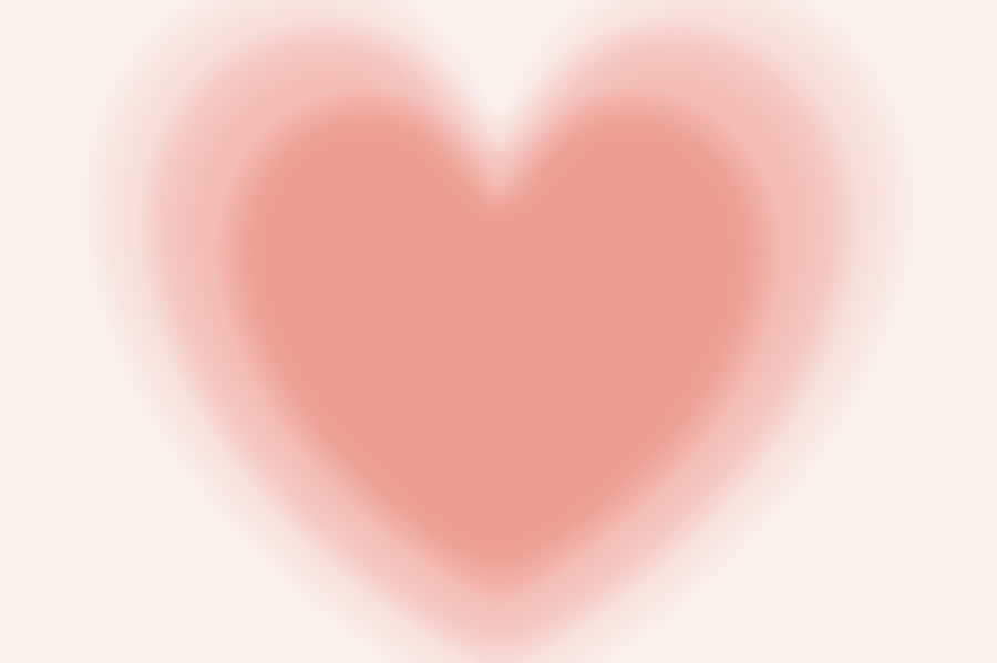 Soft Heart Aura Wallpaper