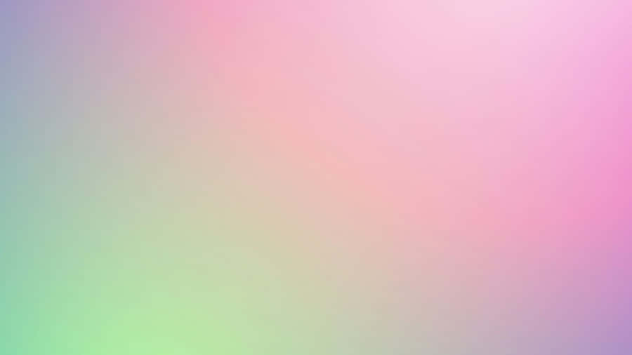 Soft Pink And Green Gradient Wallpaper