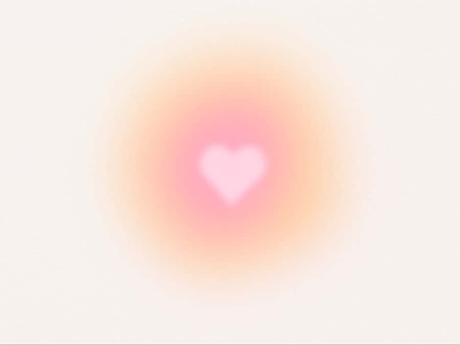 Soft Pink Heart Blur Background Wallpaper