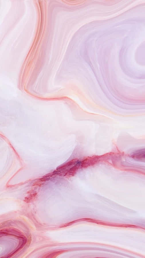 Soft Pink Marbleized Texture Wallpaper