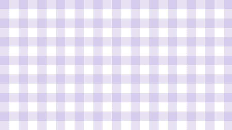 Soft Purple Gingham Pattern Wallpaper