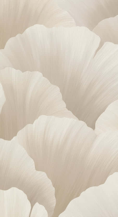 Soft Taupe Floral Texture Wallpaper