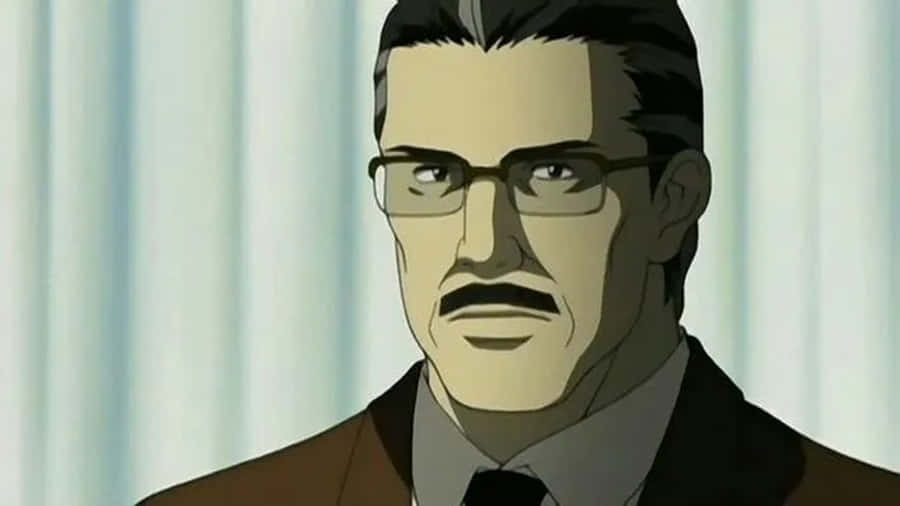 Soichiro Yagami In Thoughtful Moment Wallpaper