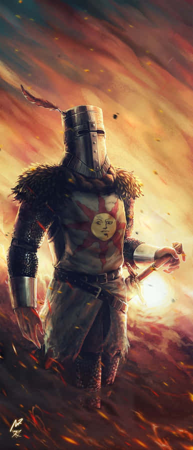 Solaire Of Astora, Emblematic Dark Souls Warrior Wallpaper