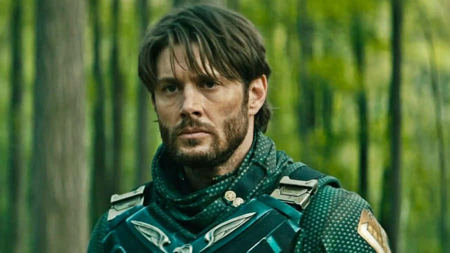 Soldier Boyin Green Forest Backdrop Wallpaper