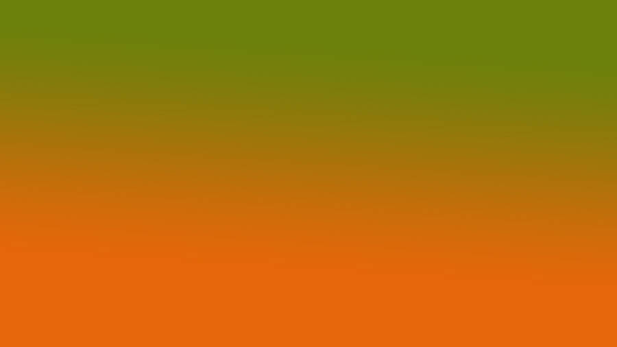 Solid Orange And Green Desktop Wallpaper