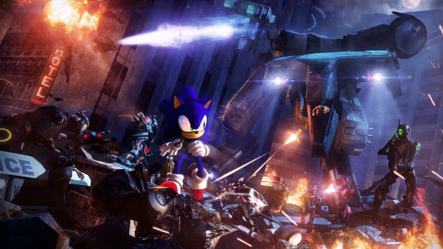 Sonic Adventure 2 Battle Scene Wallpaper