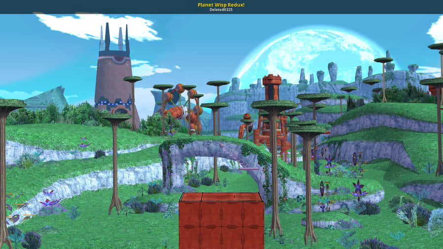 Sonic Adventure In Planet Wisp Wallpaper