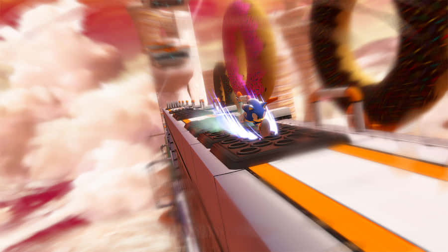 Sonic Adventure In Planet Wisp Wallpaper
