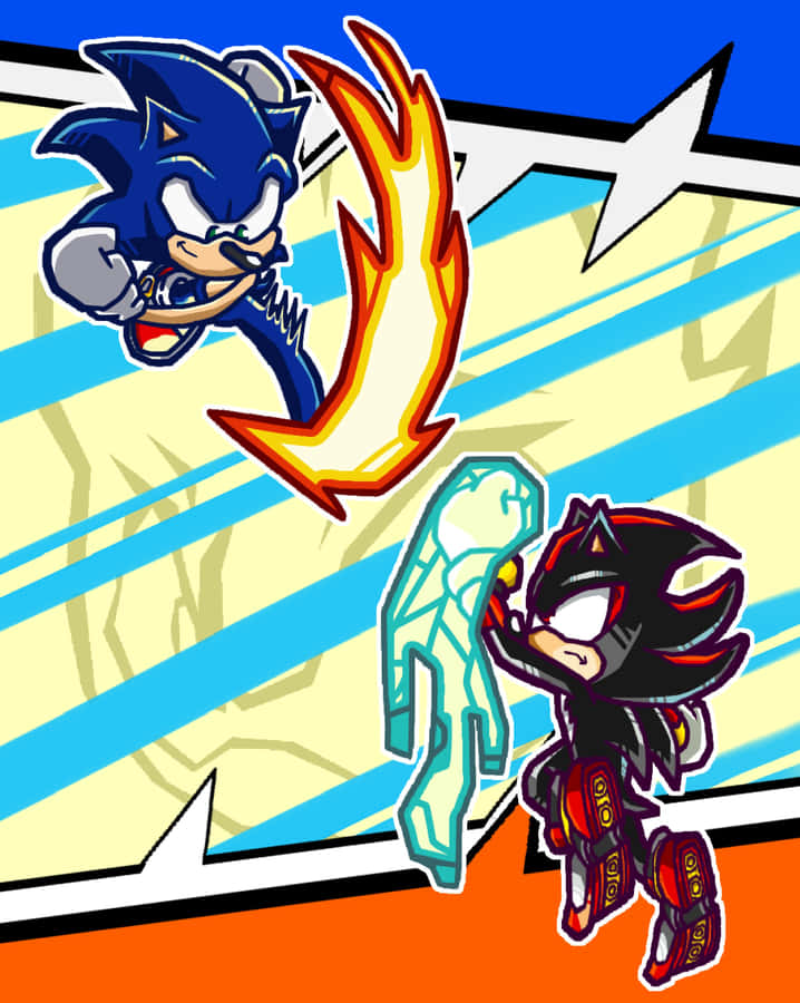 Sonic Battle Action Wallpaper