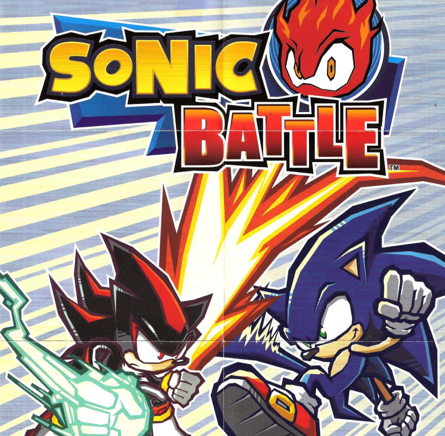 Sonic Battle Game Cover Art Wallpaper